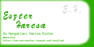 eszter harcsa business card